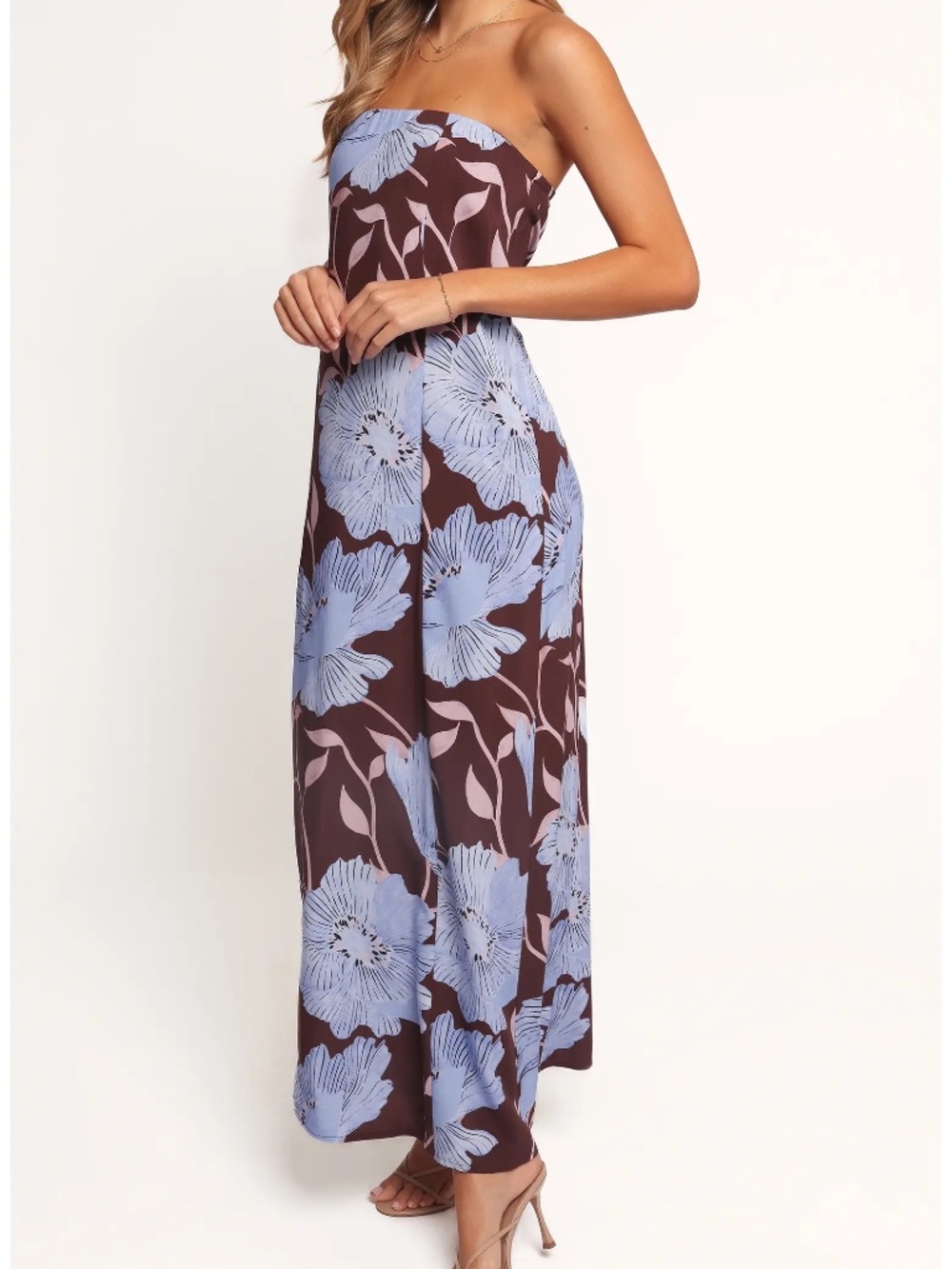 Petal & Pup Ottavia Floral Strapless Maxi Dress